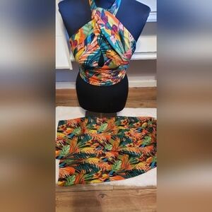 O.P.T 2 Piece Skirt Set